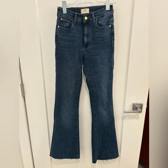 DL1961 Bridget High Rise Instasculpt Boot Cut Jeans in Seacliff Size 25 - Picture 3 of 13
